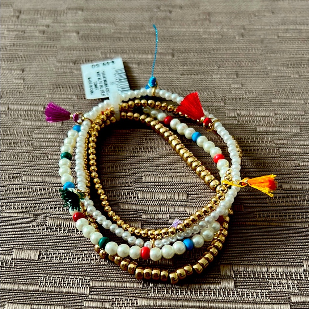 Colorful Beaded Bracelet Set